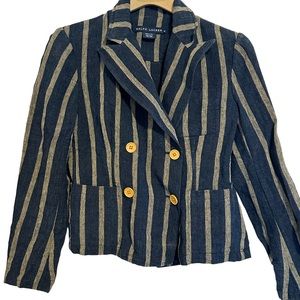 Ralph Lauren linen jacket made in Italy, size 8